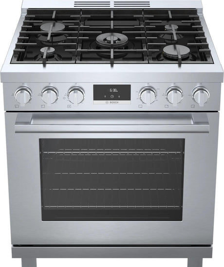 800 Series Dual Fuel Freestanding Range 30" Stainless Steel