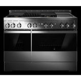 NOIR™ 48" Gas Professional-Style Range with Chrome-Infused Griddle and Grill