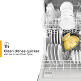 Heavy-Duty Dishwasher with 1-Hour Wash Cycle