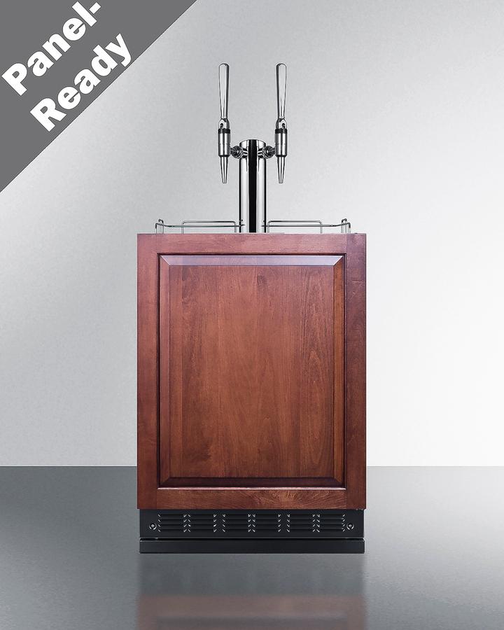 24" Wide Nitro Coffee Kegerator (panel Not Included)