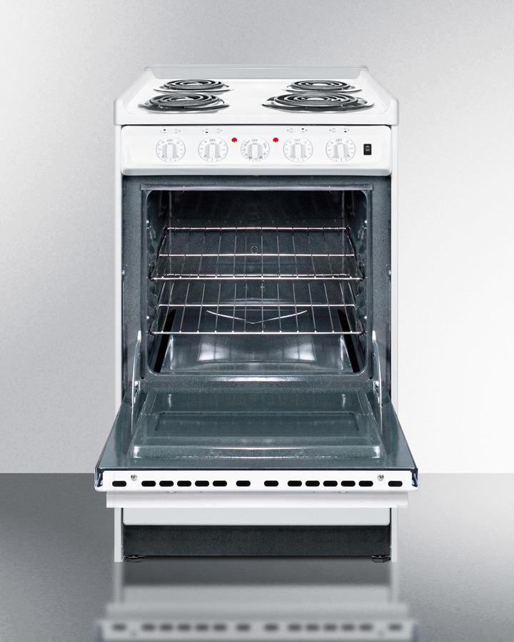 20" Wide Electric Coil Top Range