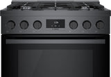 800 Series Gas Freestanding Range 30" Black Stainless Steel