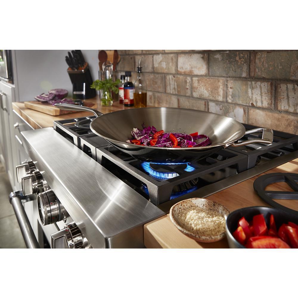 KitchenAid® 30'' Smart Commercial-Style Dual Fuel Range with 4 Burners