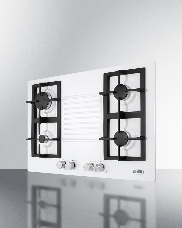 30" Wide 4-burner Gas Cooktop