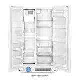 33-inch Wide Side-by-Side Refrigerator - 21 cu. ft.