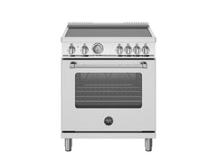 30 inch Induction Range, 4 Heating Zones, Electric Oven Stainless Steel