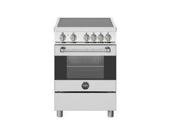 24 inch Induction Range, 4 Heating Zones, Electric Oven Stainless Steel