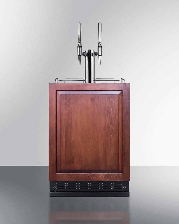 24" Wide Nitro Coffee Kegerator (panel Not Included)