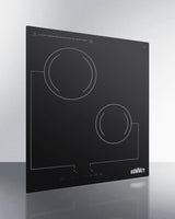 18" Wide 220v 2-burner Radiant Cooktop