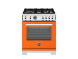 30 inch All Gas Range, 4 Brass Burners Arancio