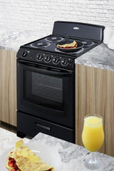 24" Wide Electric Coil Range