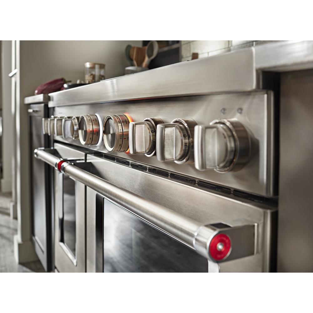 KitchenAid® 48'' Smart Commercial-Style Gas Range with Griddle