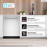 24 in. Slide-In Smart 42 dB Dishwasher