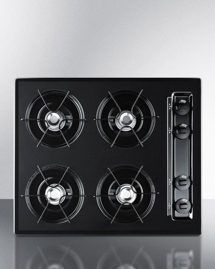 24" Wide 4-burner Gas Cooktop