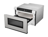 24 in. 1.2 cu. ft. Built-In Stainless Steel Microwave Drawer Oven