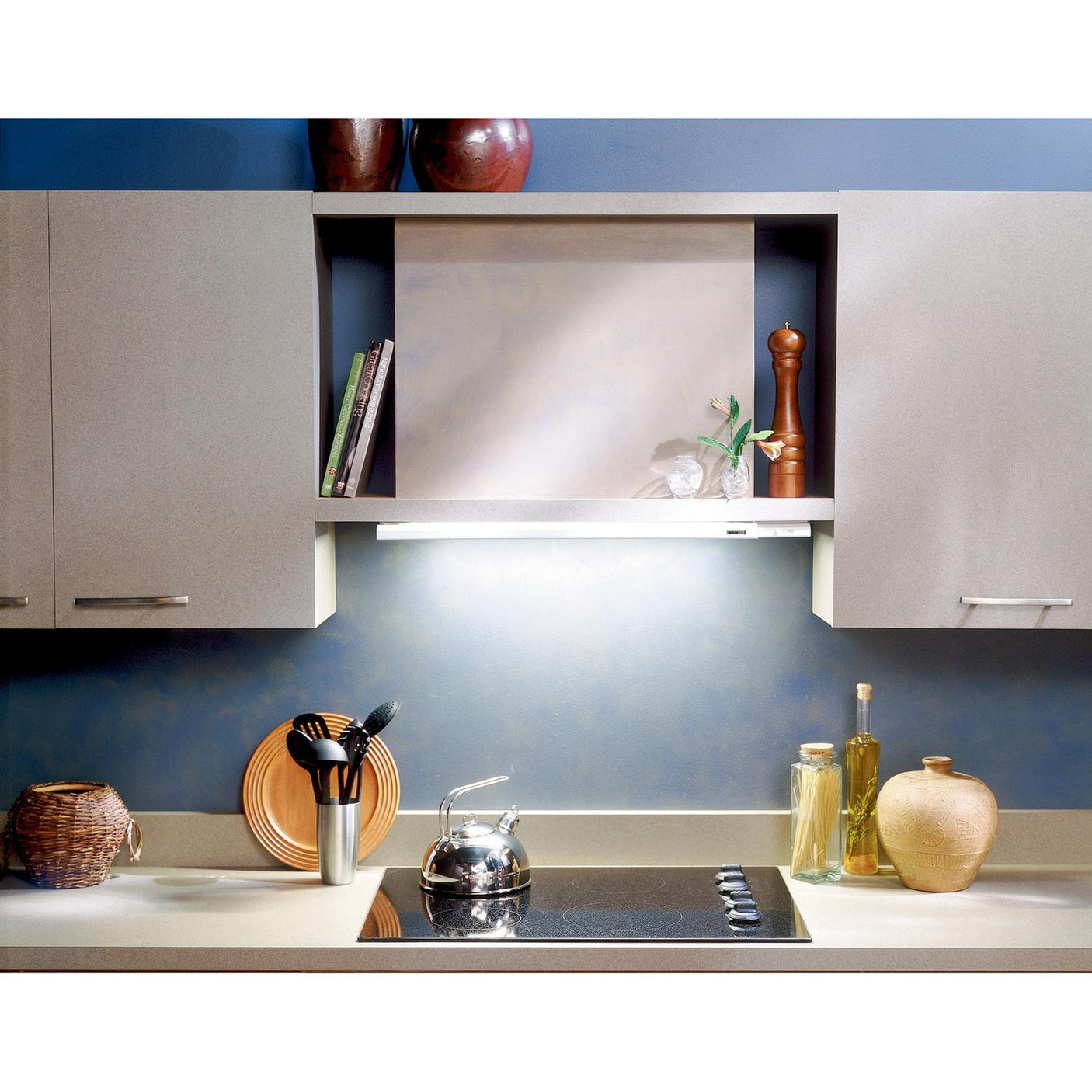 DISCONTINUED-Broan® Elite 36-Inch Under-Cabinet Slide-Out Range Hood w/ Light, White