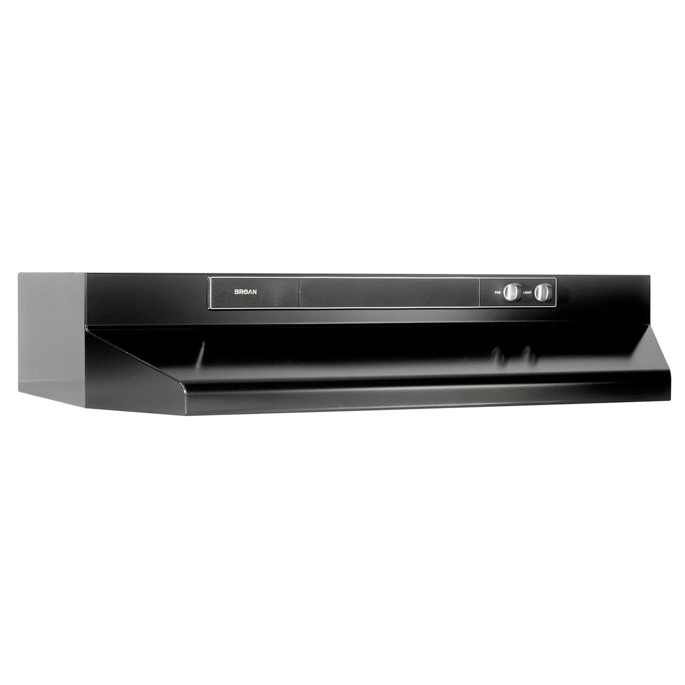 **DISCONTINUED** Broan® 30-Inch Convertible Under-Cabinet Range Hood, 220 CFM, Black