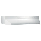 Broan® 30-Inch Convertible Under-Cabinet Range Hood, 260 Max Blower CFM, White