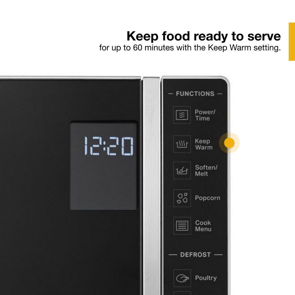 1.1 Cu. Ft. Capacity Countertop Microwave with 900 Watt Cooking Power