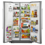 36- Inch Wide Counter Depth Side-by-Side Refrigerator- 21 Cu. Ft.