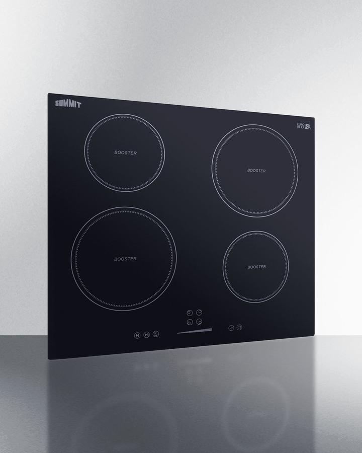 24" Wide 208-240v 4-zone Induction Cooktop