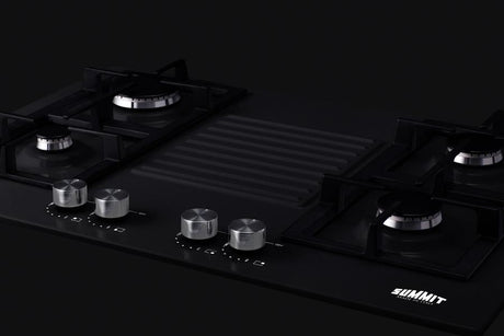 30" Wide 4-burner Gas Cooktop