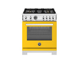 30 inch All Gas Range, 4 Brass Burners Giallo