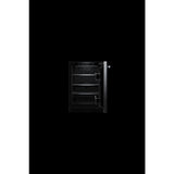 NOIR™ 24" Under Counter Solid Door Refrigerator, Right Swing