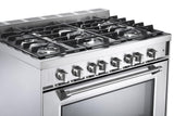 Prestige 36" Gas Single Oven Range - Stainless Steel