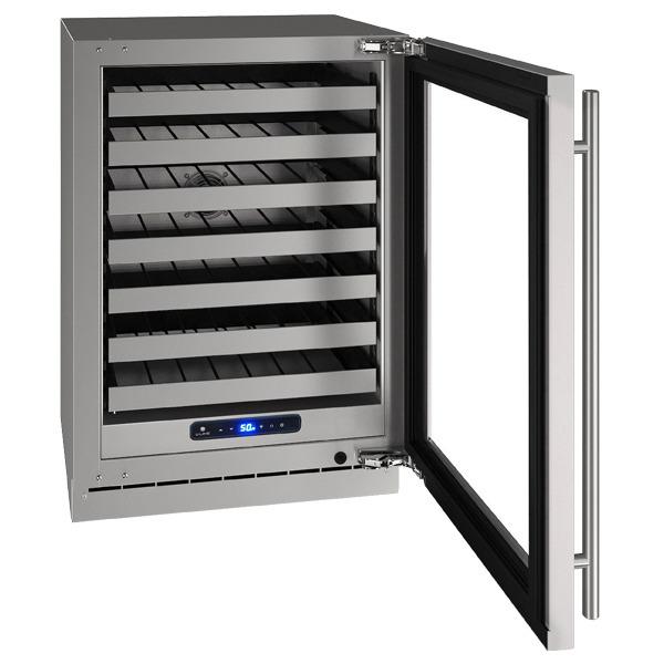 Hwc524 24" Wine Refrigerator With Stainless Frame Finish and Field Reversible Door Swing (115 V/60 Hz)