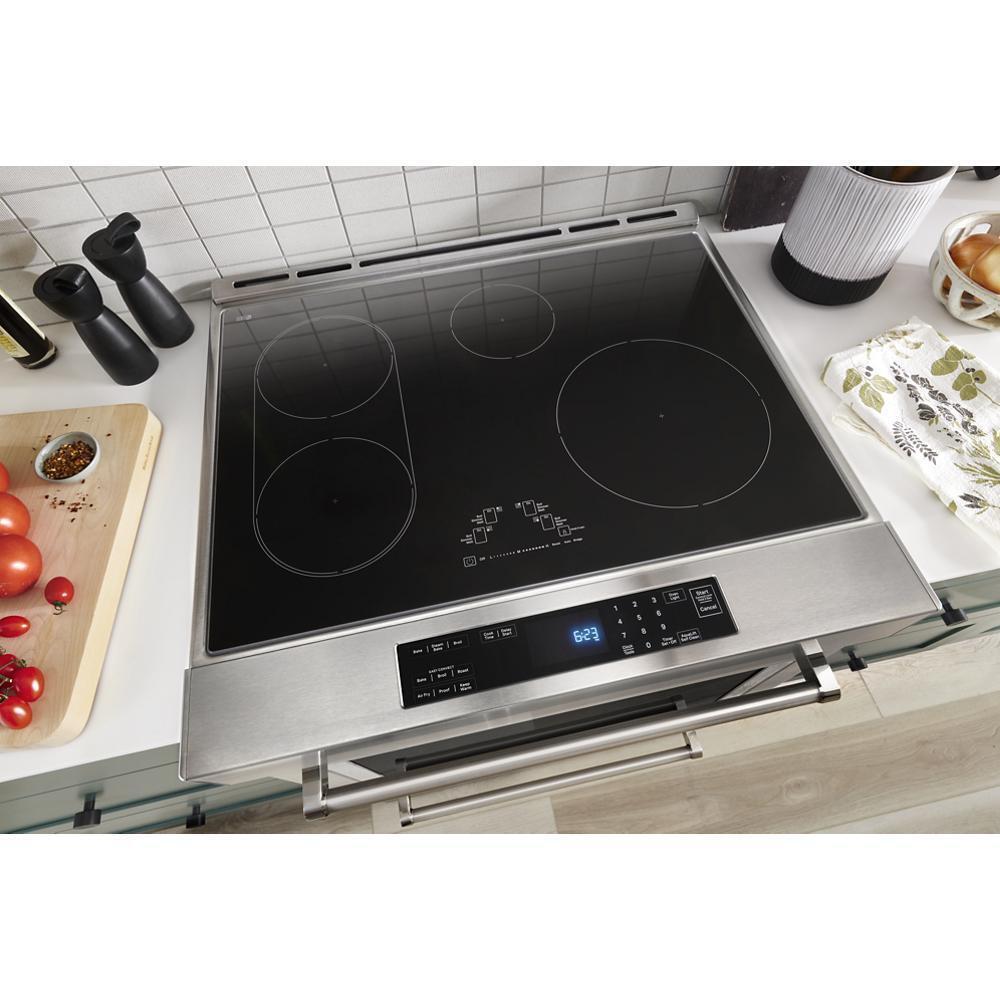 30-Inch 4-Element Induction Slide-In Convection Range with Air Fry