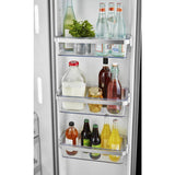 22.6 cu ft. Counter-Depth Side-by-Side Refrigerator with Exterior Ice and Water and PrintShield™ finish