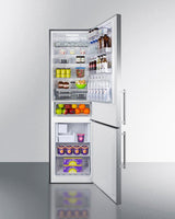 24" Wide Bottom Freezer Refrigerator With Icemaker