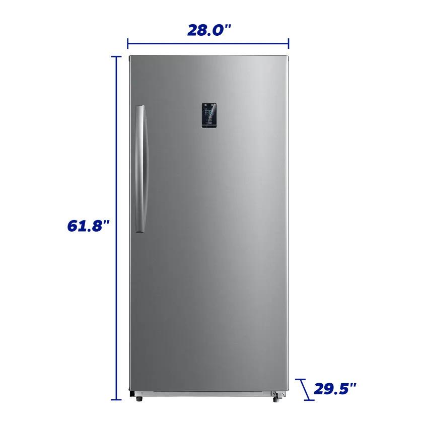 Element 13.8 cu. ft. Upright Convertible Freezer / Refrigerator - Stainless Steel, ENERGY STAR (EUF14CECS)