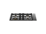 30 Drop-in Gas Cooktop 4 brass burners Stainless Steel