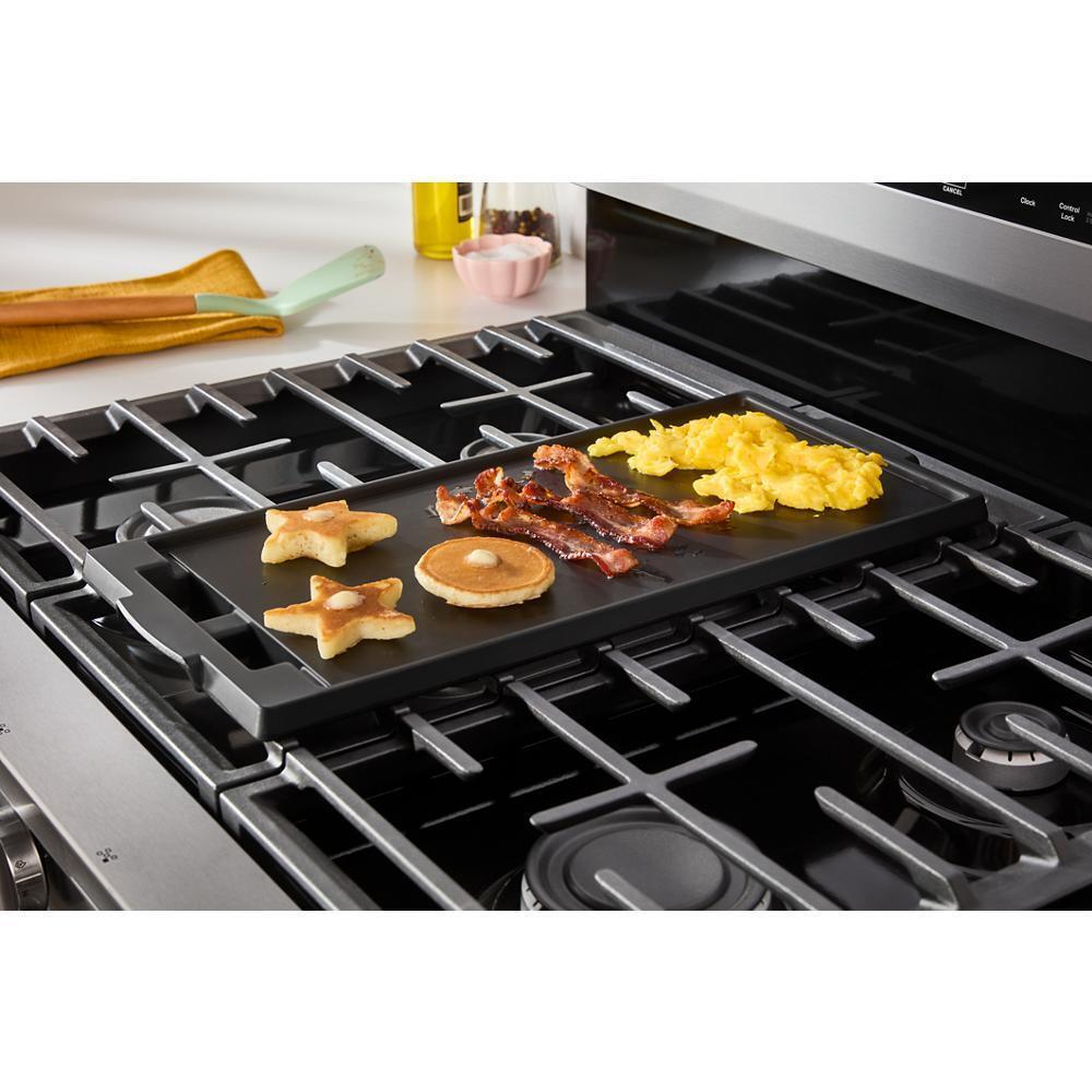 30-inch Gas Range with Air Cooking Technology, No Preheat Air Fry and Air Baking and Self Clean