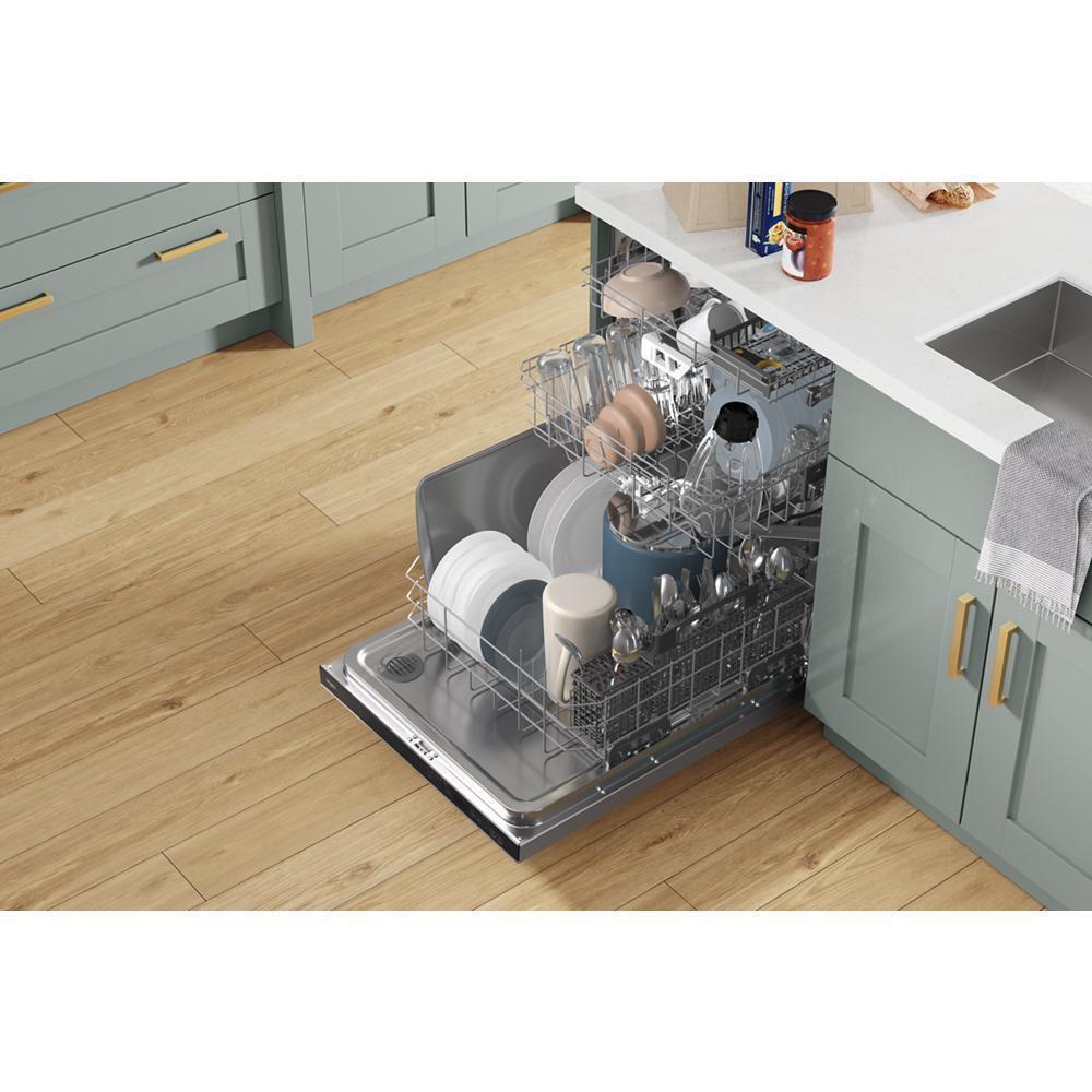 Fingerprint Resistant Dishwasher with 3rd Rack & Large Capacity