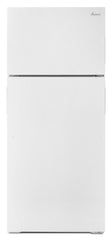 28-inch Top-Freezer Refrigerator with Gallon Door Storage Bins White