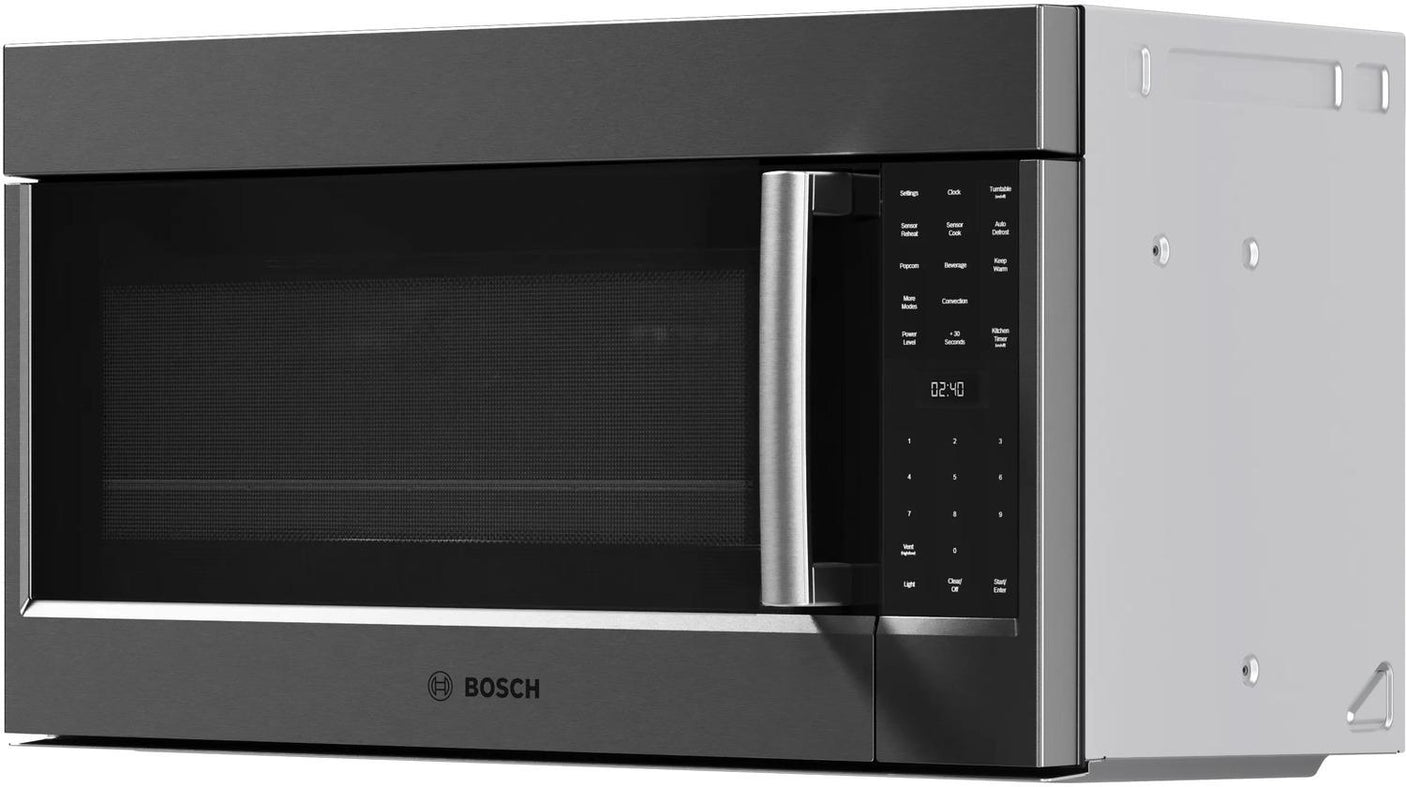 800 Series Over-The-Range Microwave 30" Left SideOpening Door, Black Stainless Steel