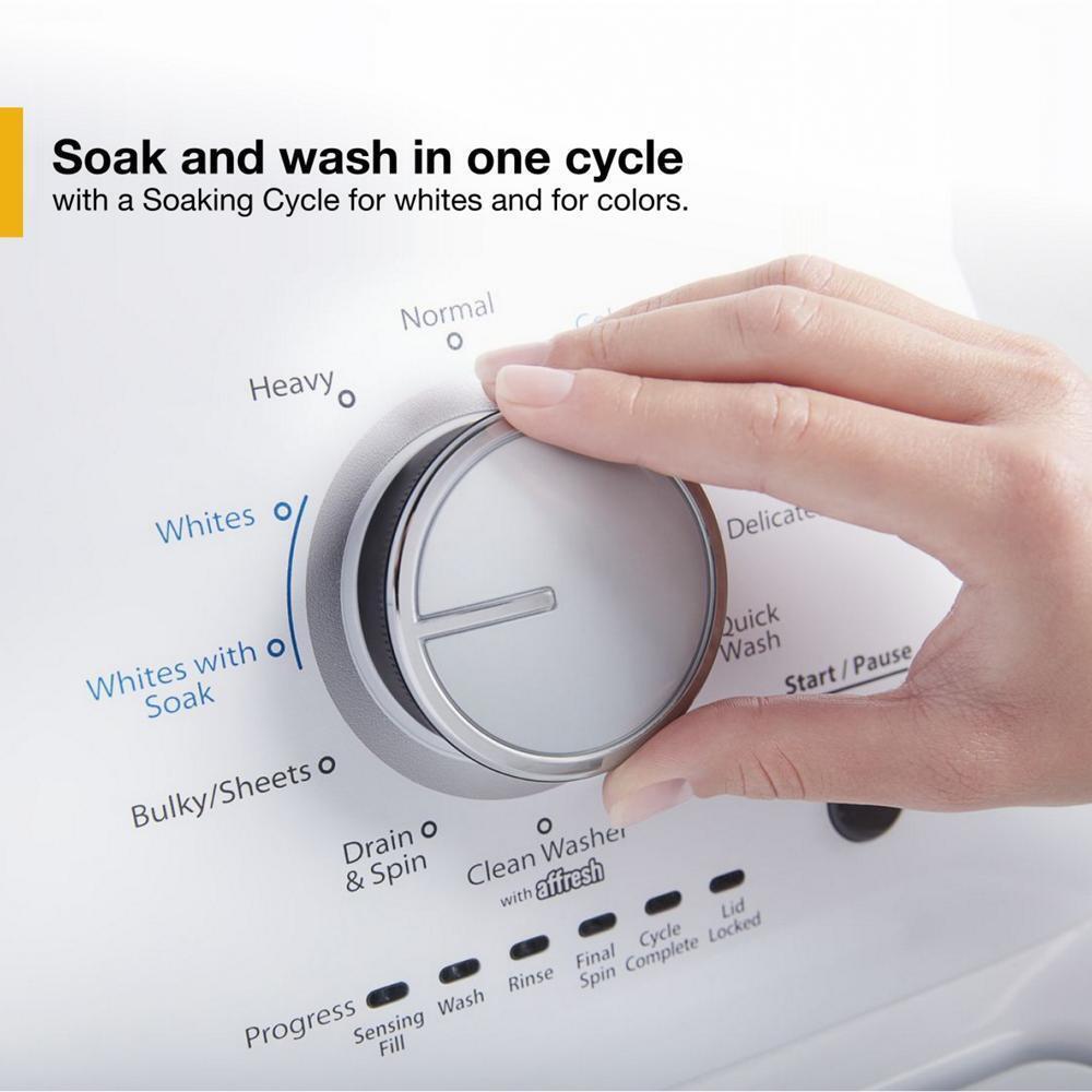 3.9 cu. ft. Top Load Washer with Soaking Cycles, 12 Cycles