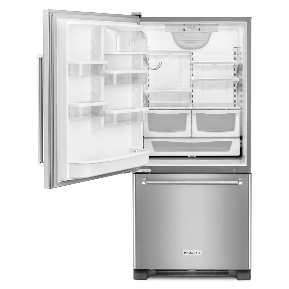 19 cu. ft. 30-Inch Width Full Depth Non Dispense Bottom Mount Refrigerator