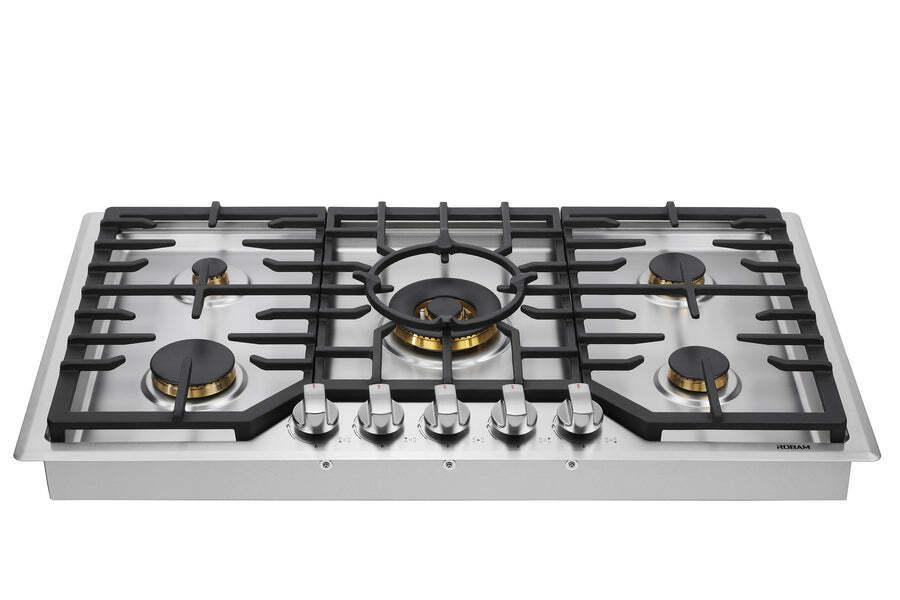 ROBAM ROBAM-G515 36-in 5 Burners Stainless Steel Gas Cooktop