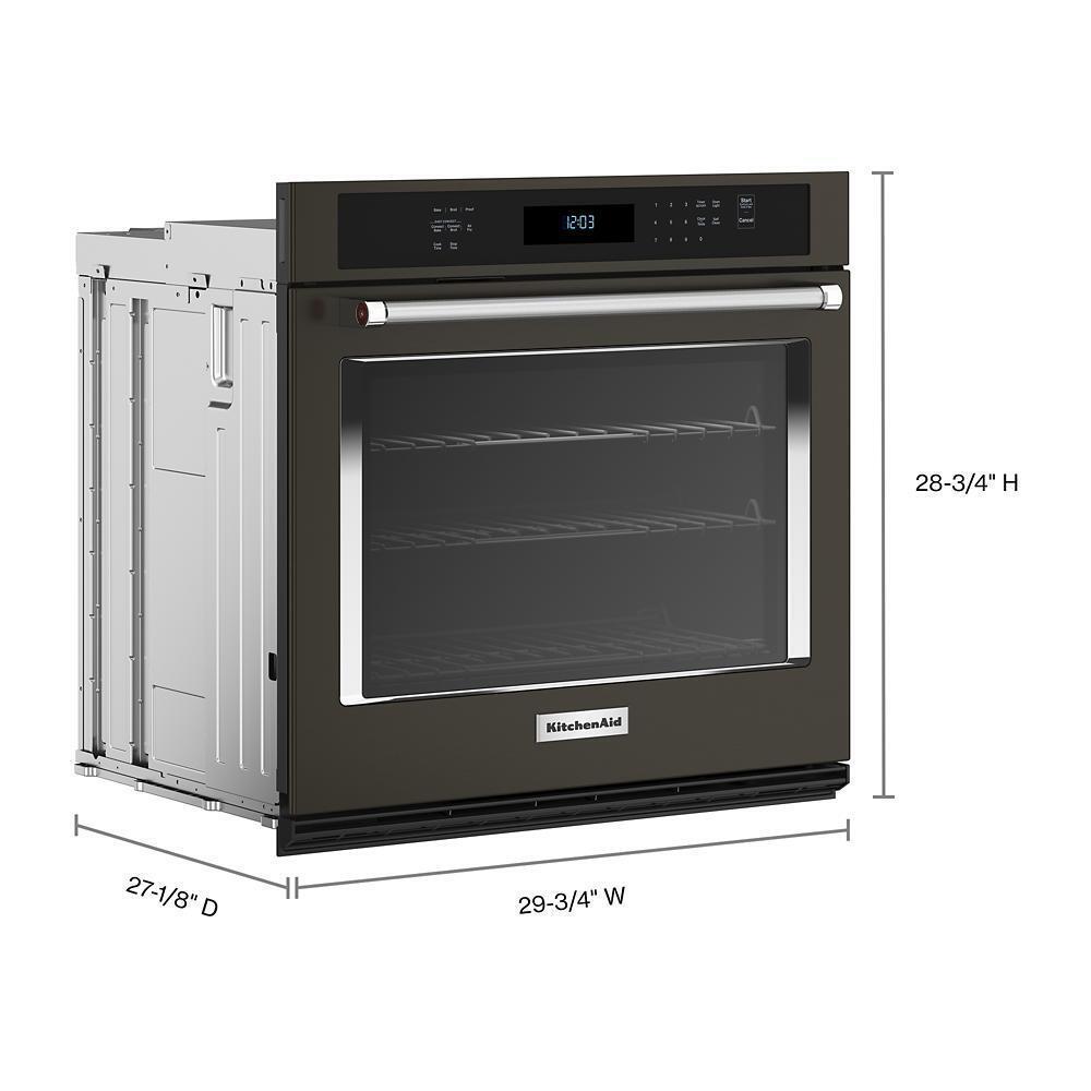 KitchenAid® 30" Single Wall Ovens with Air Fry Mode