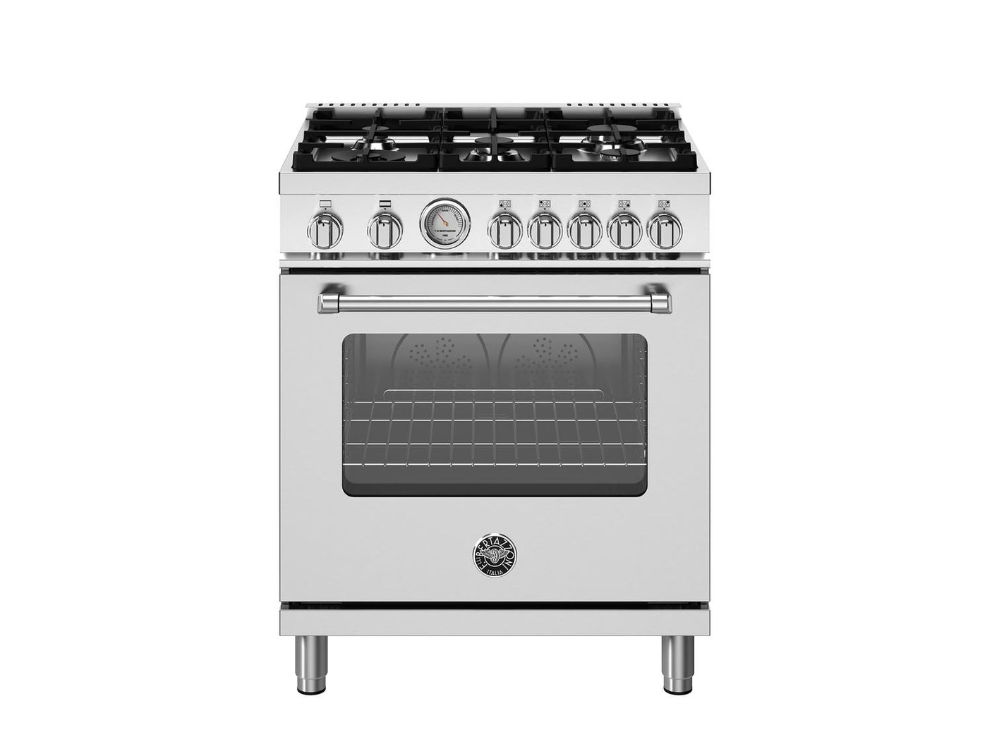 30 inch All Gas Range, 5 Burners Stainless Steel