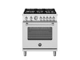 30 inch All Gas Range, 5 Burners Stainless Steel