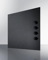 24" Wide 230v 4-burner Radiant Cooktop