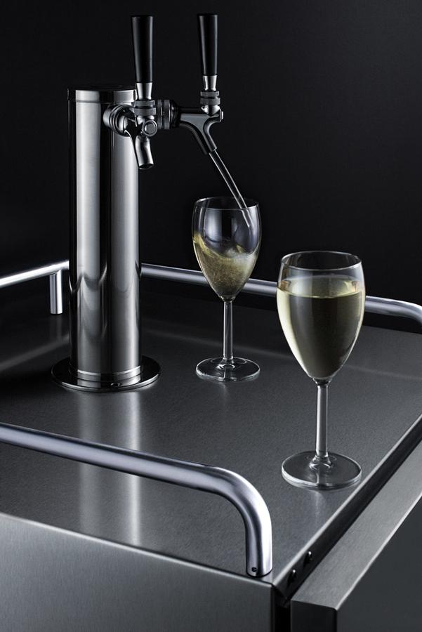 24" Wide Built-in Wine Kegerator