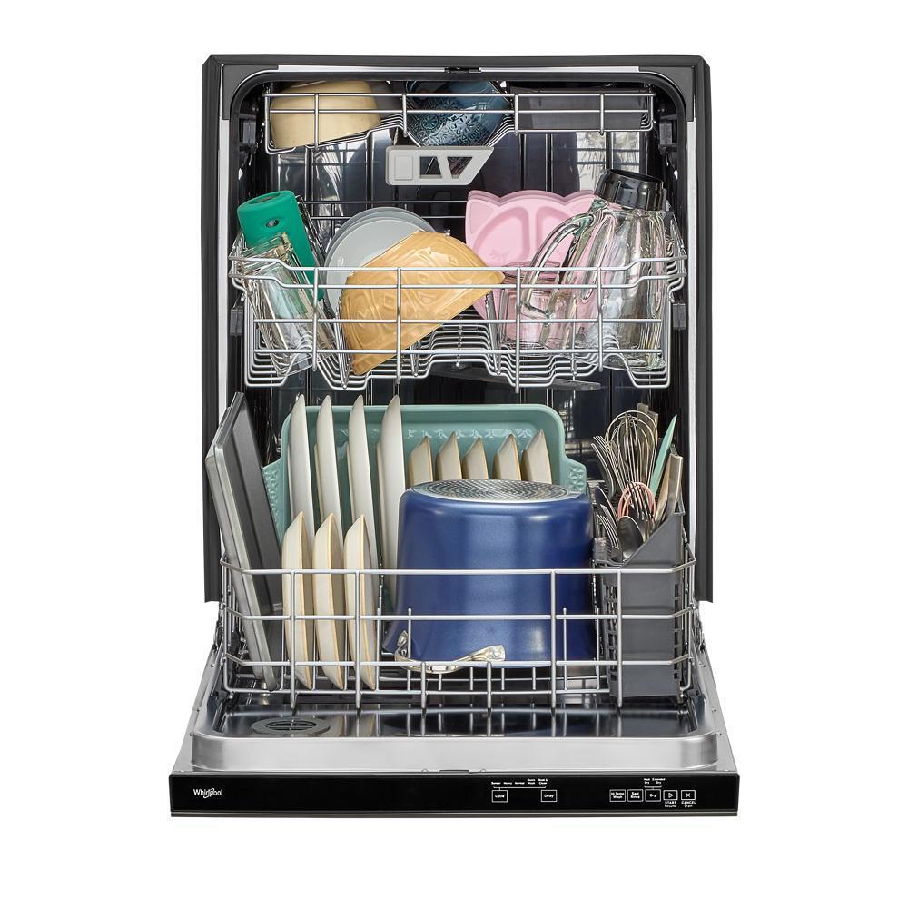 Eco Series Quiet Dishwasher with a washing 3rd Rack & Water Repellent Silverware Basket