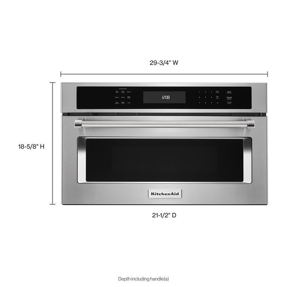 30" Built In Microwave Oven with Convection Cooking