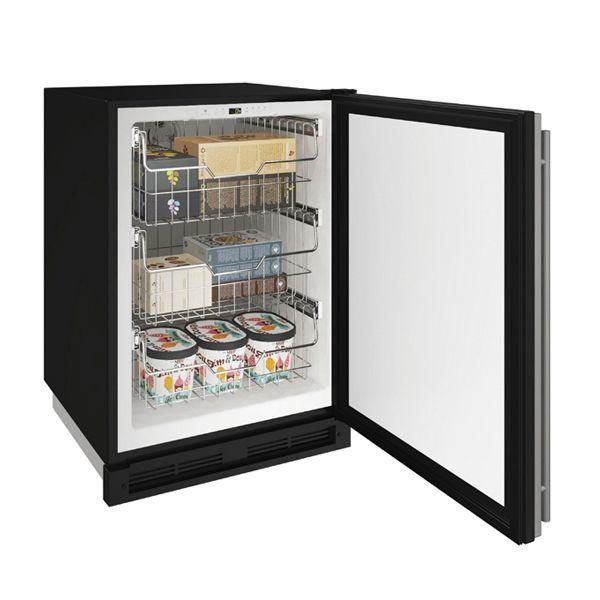 1224fzr 24" Convertible Freezer With Stainless Solid Finish (115 V/60 Hz Volts /60 Hz Hz)